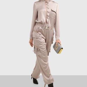 RED Valentino Elegant Cream Jumpsuit